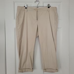 Crown & Ivy Tan Ankle Pants - 14P